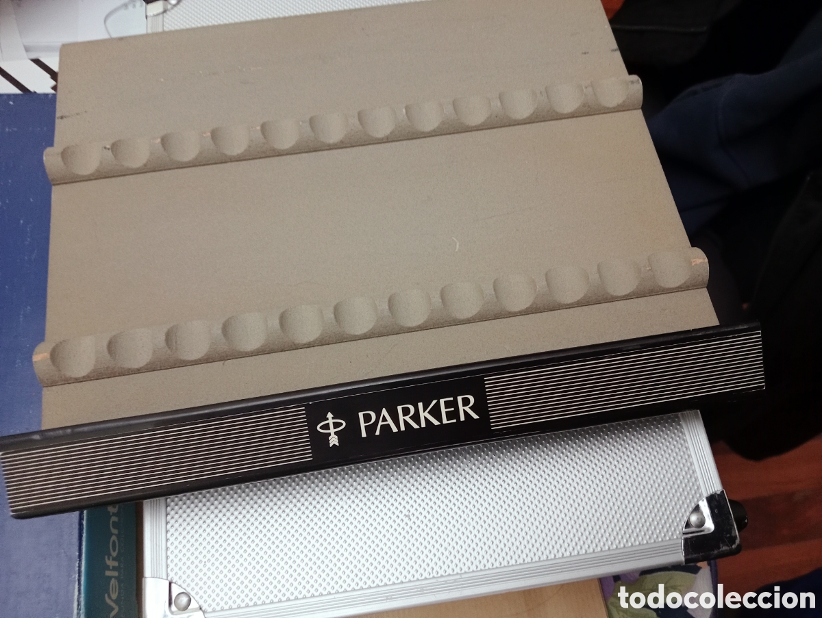 Escriban&iacute;a: Reposaplumas antiguo Parker - Foto 4