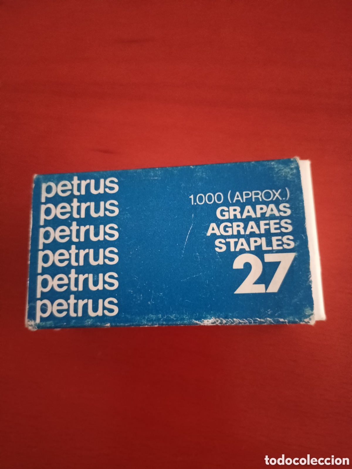 Escriban&iacute;a: Caja 1000 grapas 27 Petrus. Nuevo - Foto 1