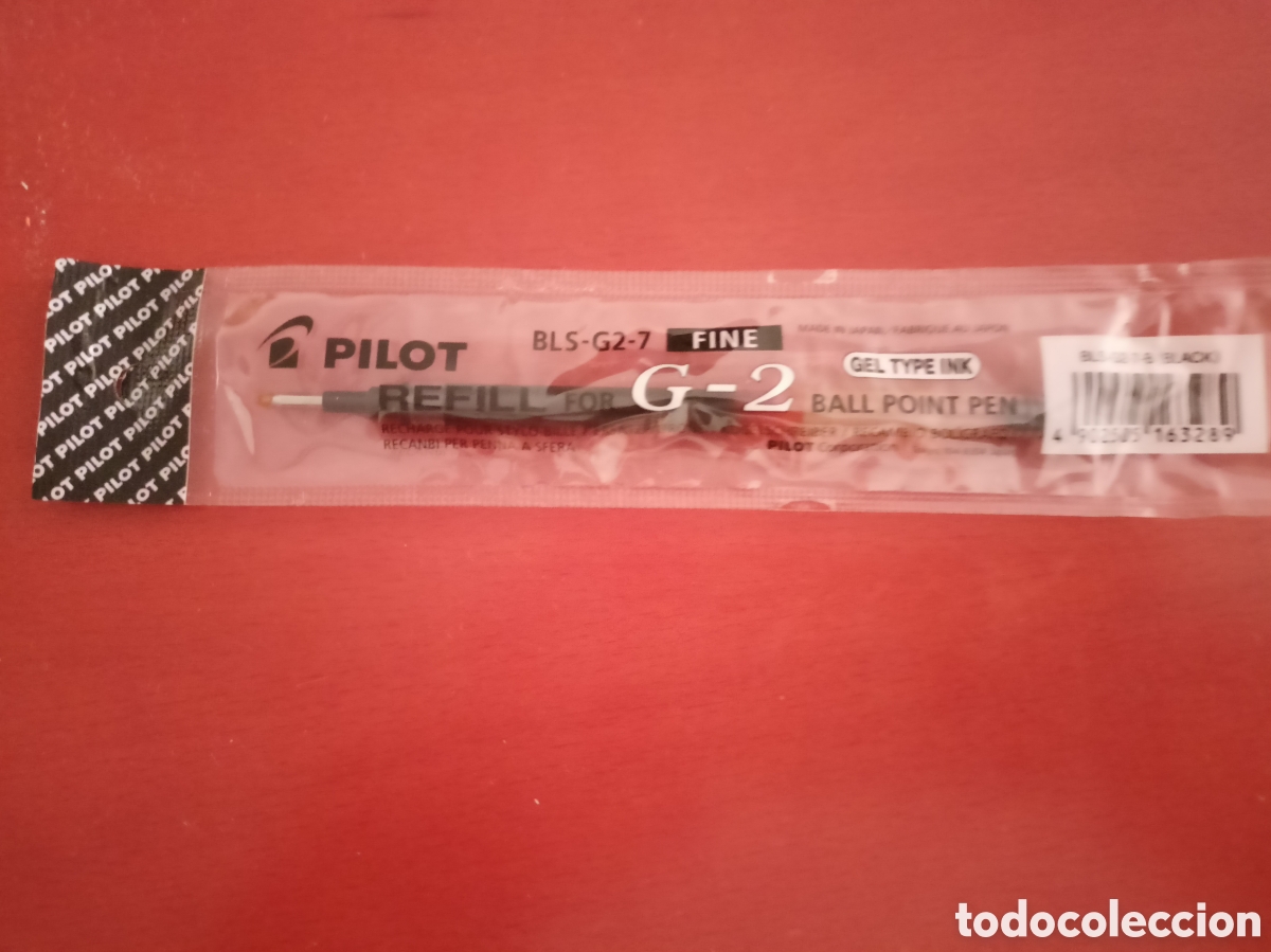 Escriban&iacute;a: Recambio Pilot BLS-G2-7 Fine. Negro. Sin abrir - Foto 1