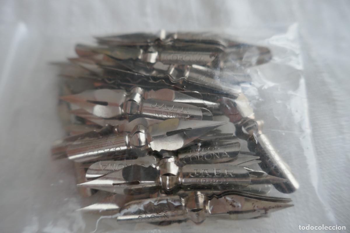 Escriban&iacute;a: Lote de 145 plumillas Corona , Jaer - Foto 2