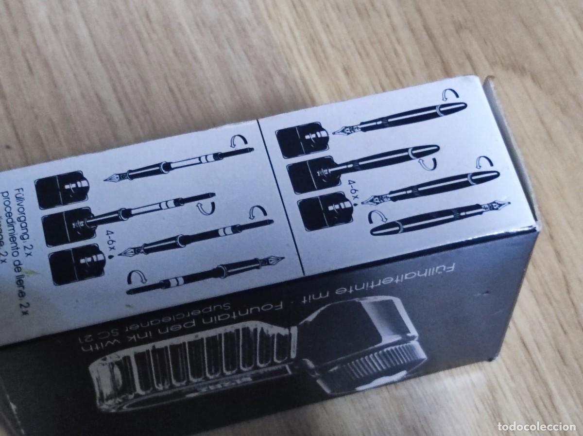 Escriban&iacute;a: TARRO DE TINTA EN CAJA DE MONT BLANC - Foto 4