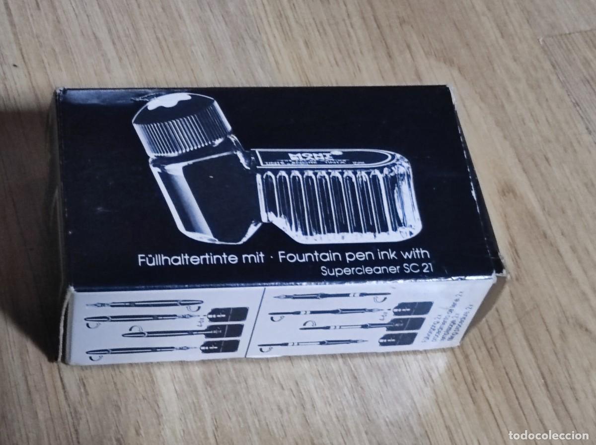 Escriban&iacute;a: TARRO DE TINTA EN CAJA DE MONT BLANC - Foto 6