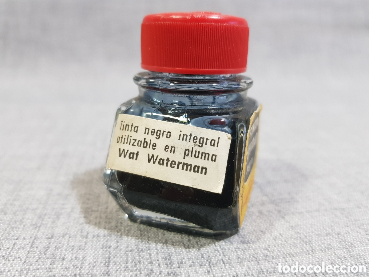Escriban&iacute;a: TARRO DE TINTA NEGRA WATERMAN - Foto 3