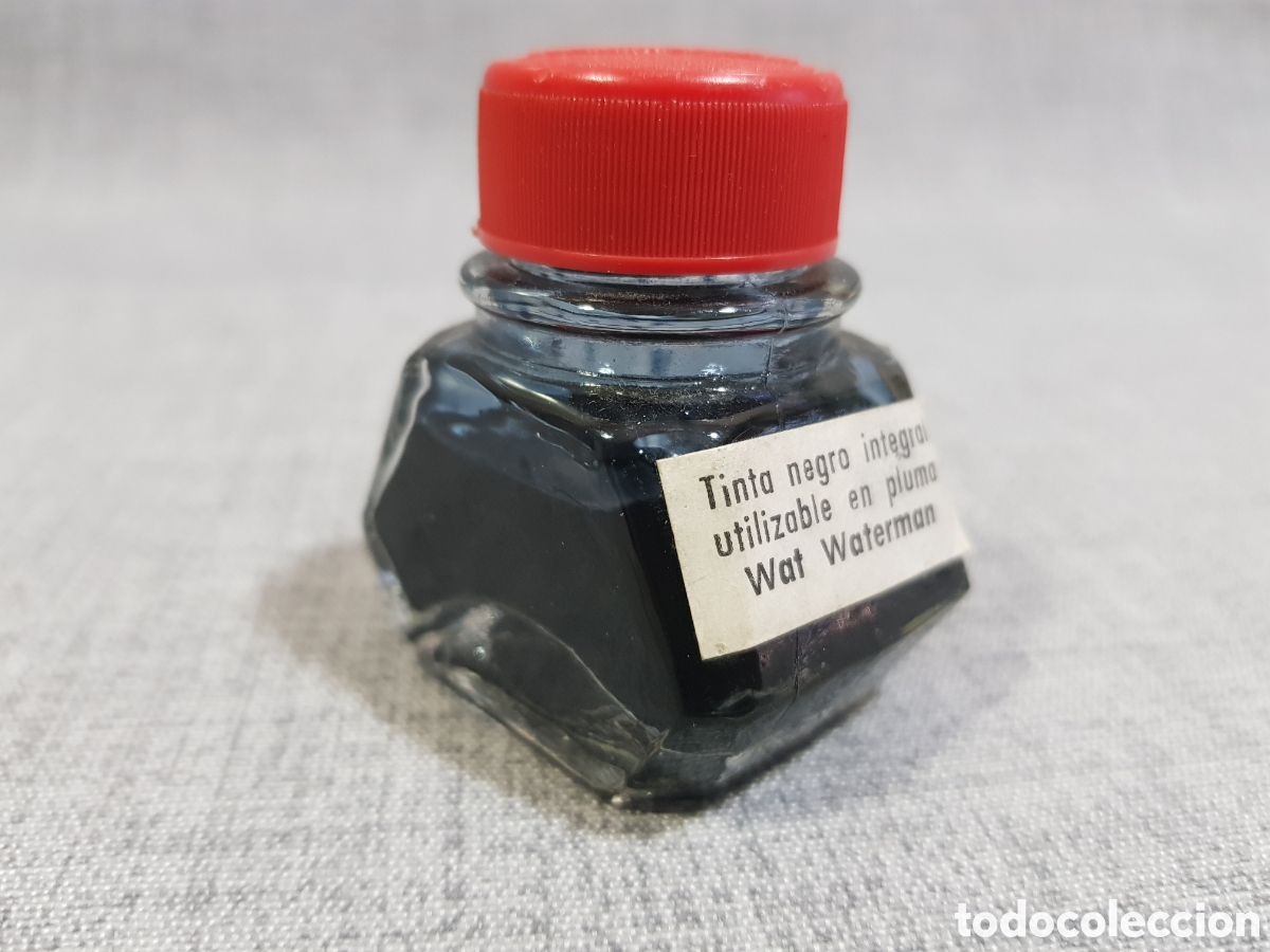 Escriban&iacute;a: TARRO DE TINTA NEGRA WATERMAN - Foto 4