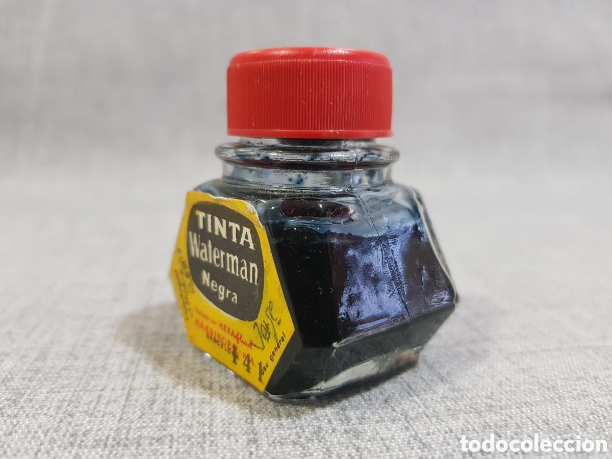 Escriban&iacute;a: TARRO DE TINTA NEGRA WATERMAN - Foto 7