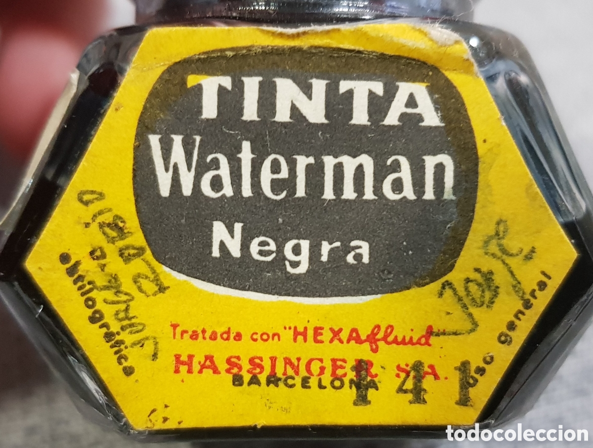Escriban&iacute;a: TARRO DE TINTA NEGRA WATERMAN - Foto 2