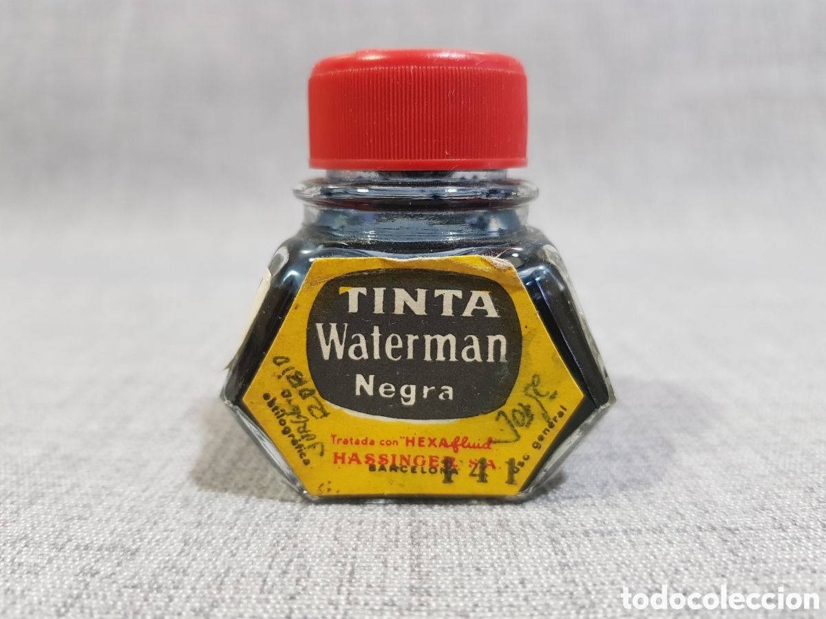 Escriban&iacute;a: TARRO DE TINTA NEGRA WATERMAN - Foto 1