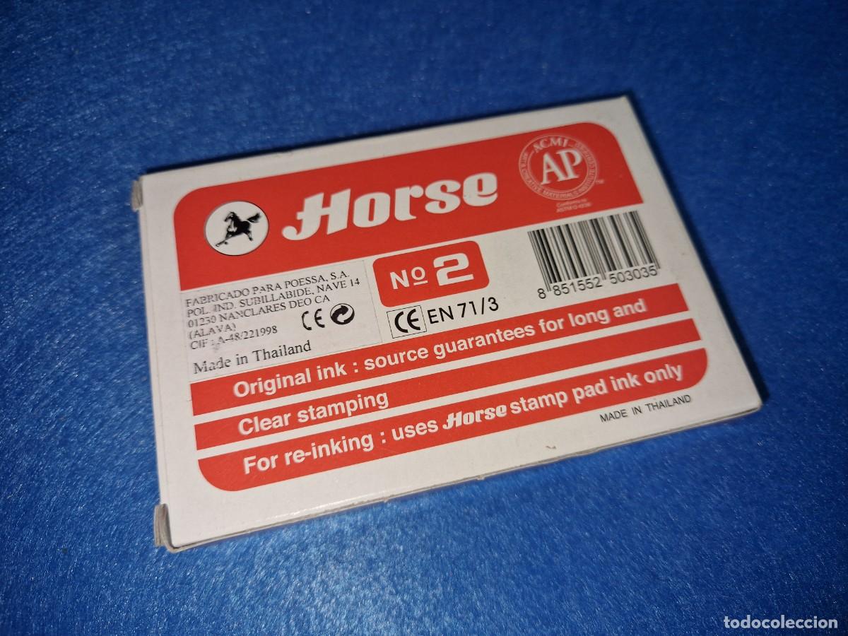 Escriban&iacute;a: TAMPON TINTA MARCA HORSE- NUEVA - Foto 2