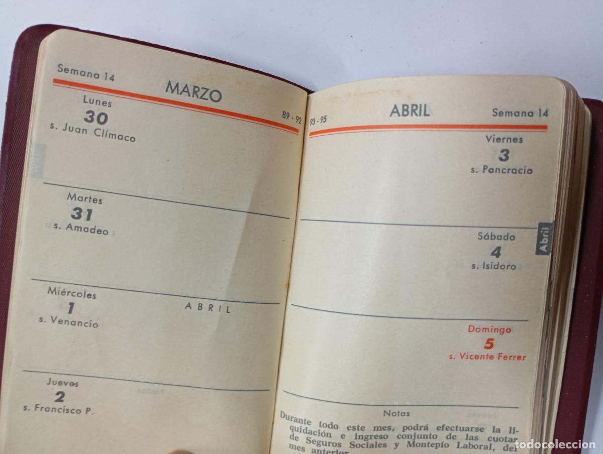 Escriban&iacute;a: AGENDA DE BOLSILLO DE 1959. PN14 - Foto 2