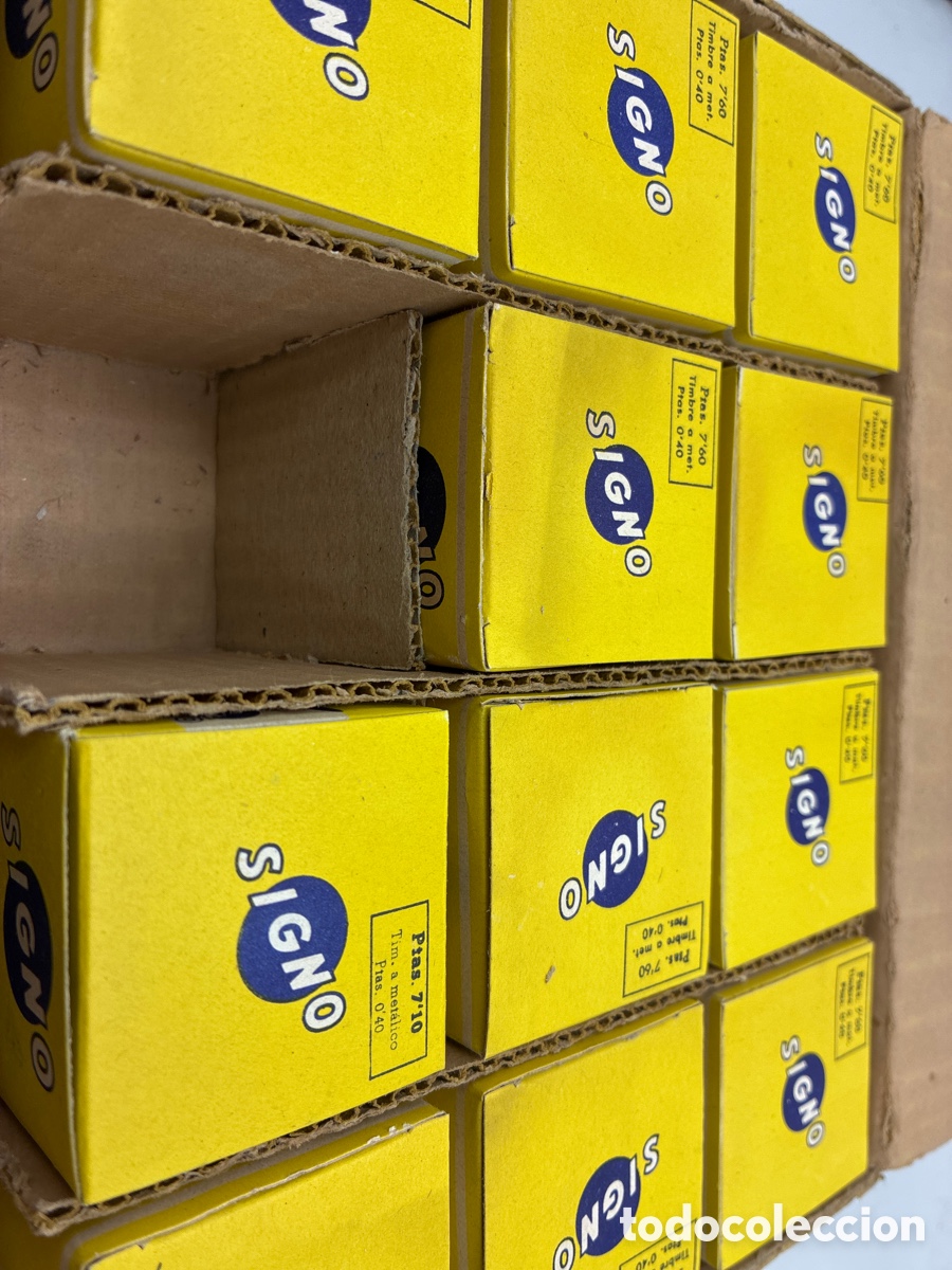 Escriban&iacute;a: Caja con 12 tinteros SIGNO. - Foto 3