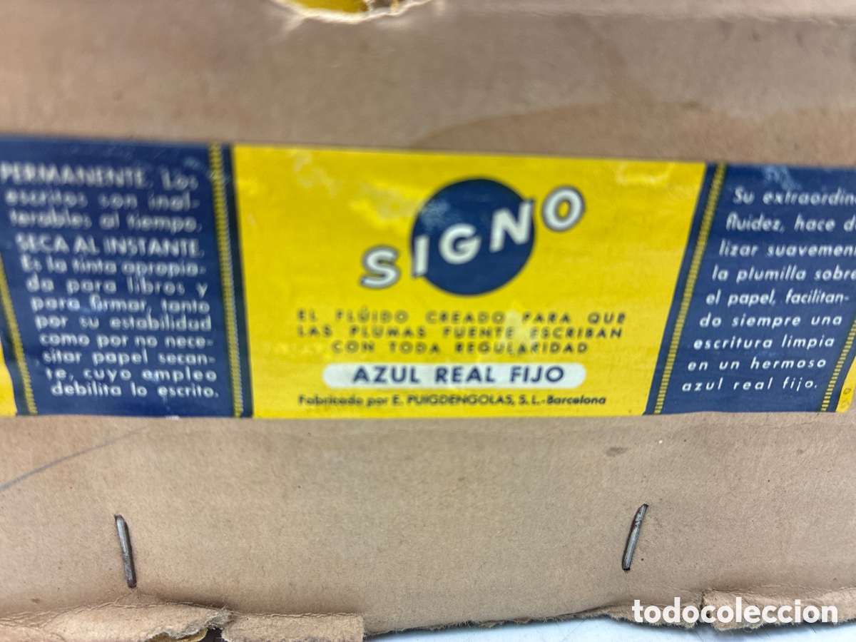 Escriban&iacute;a: Caja con 12 tinteros SIGNO. - Foto 6