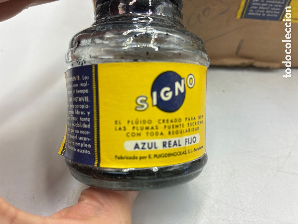 Escriban&iacute;a: Caja con 12 tinteros SIGNO. - Foto 8