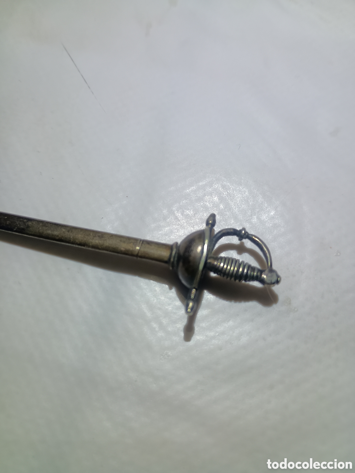 Escriban&iacute;a: Mini espada metal plateada - Foto 3