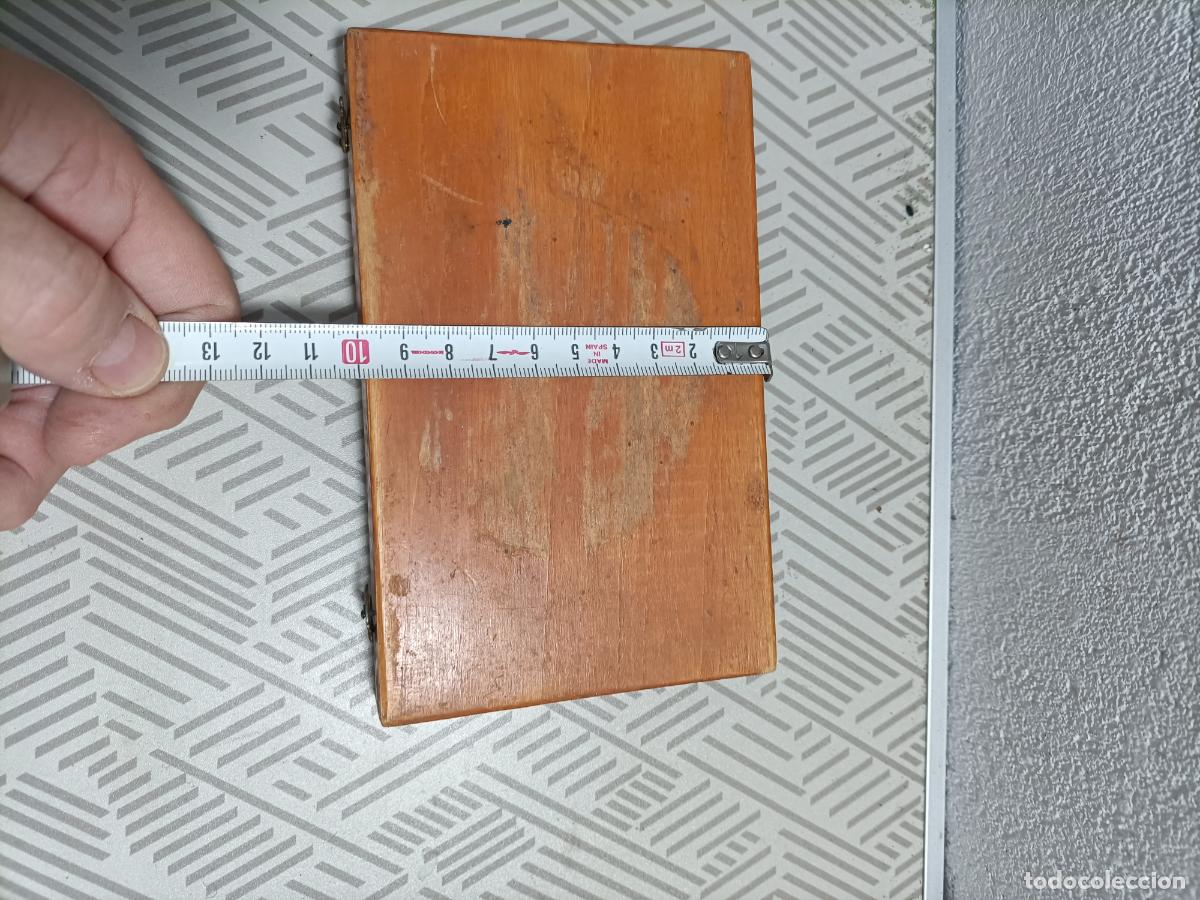 Escriban&iacute;a: Antiguo juego de comp&aacute;s de dibujo en laton - Foto 2