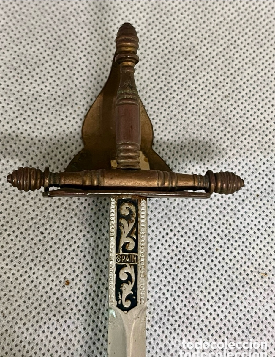 Escriban&iacute;a: ABRECARTAS DE TOLEDO CON PU&Ntilde;O VINTAGE - Foto 3