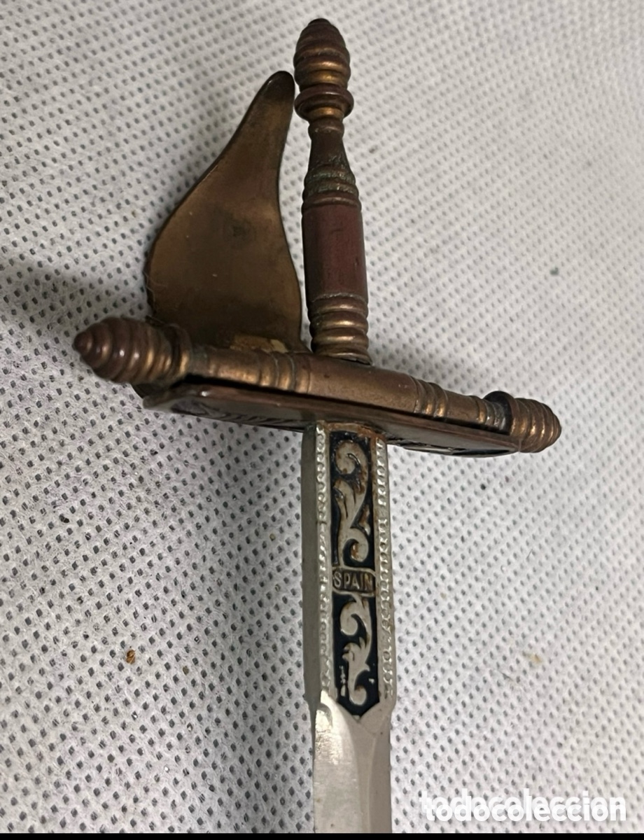 Escriban&iacute;a: ABRECARTAS DE TOLEDO CON PU&Ntilde;O VINTAGE - Foto 4