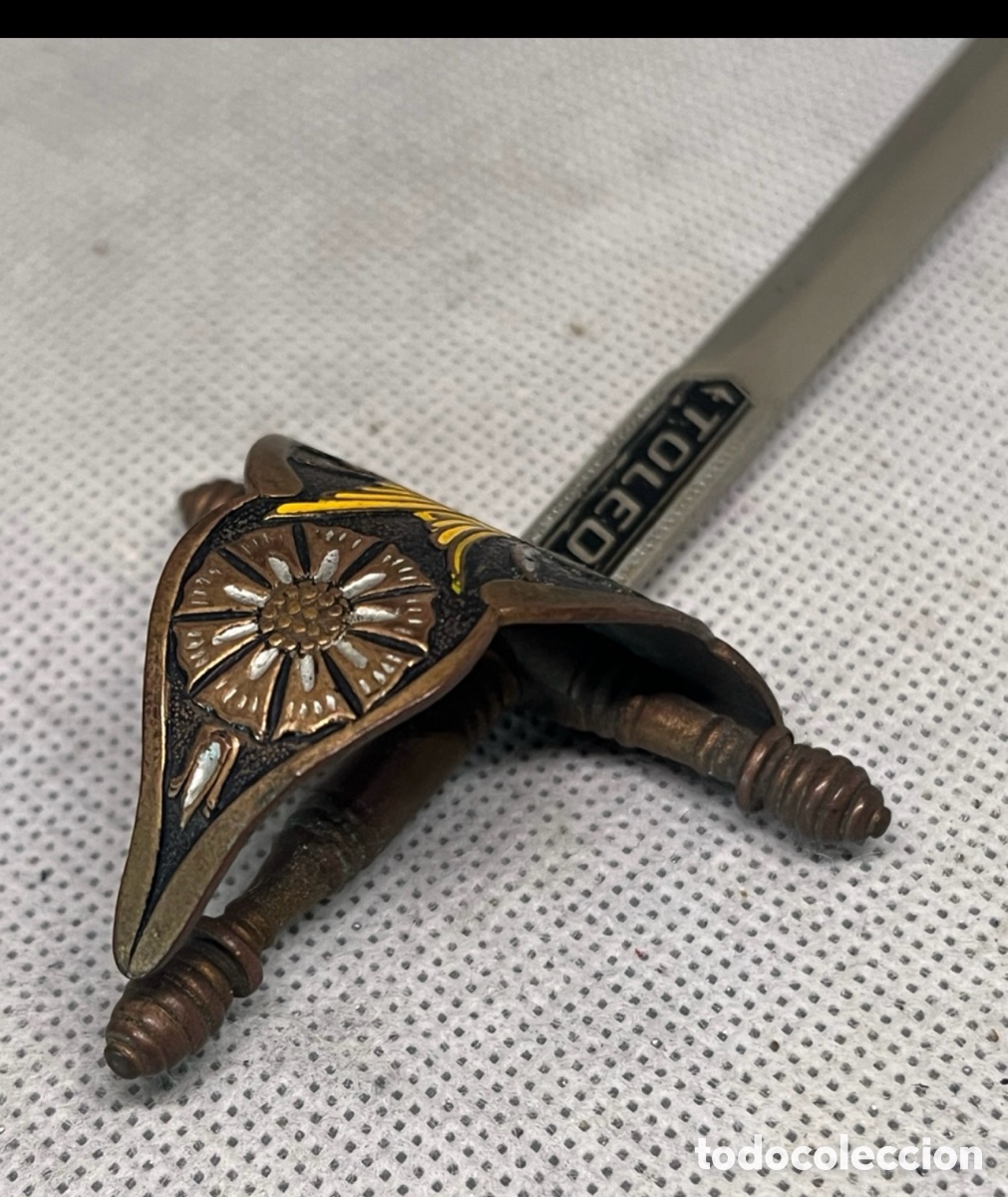 Escriban&iacute;a: ABRECARTAS DE TOLEDO CON PU&Ntilde;O VINTAGE - Foto 1