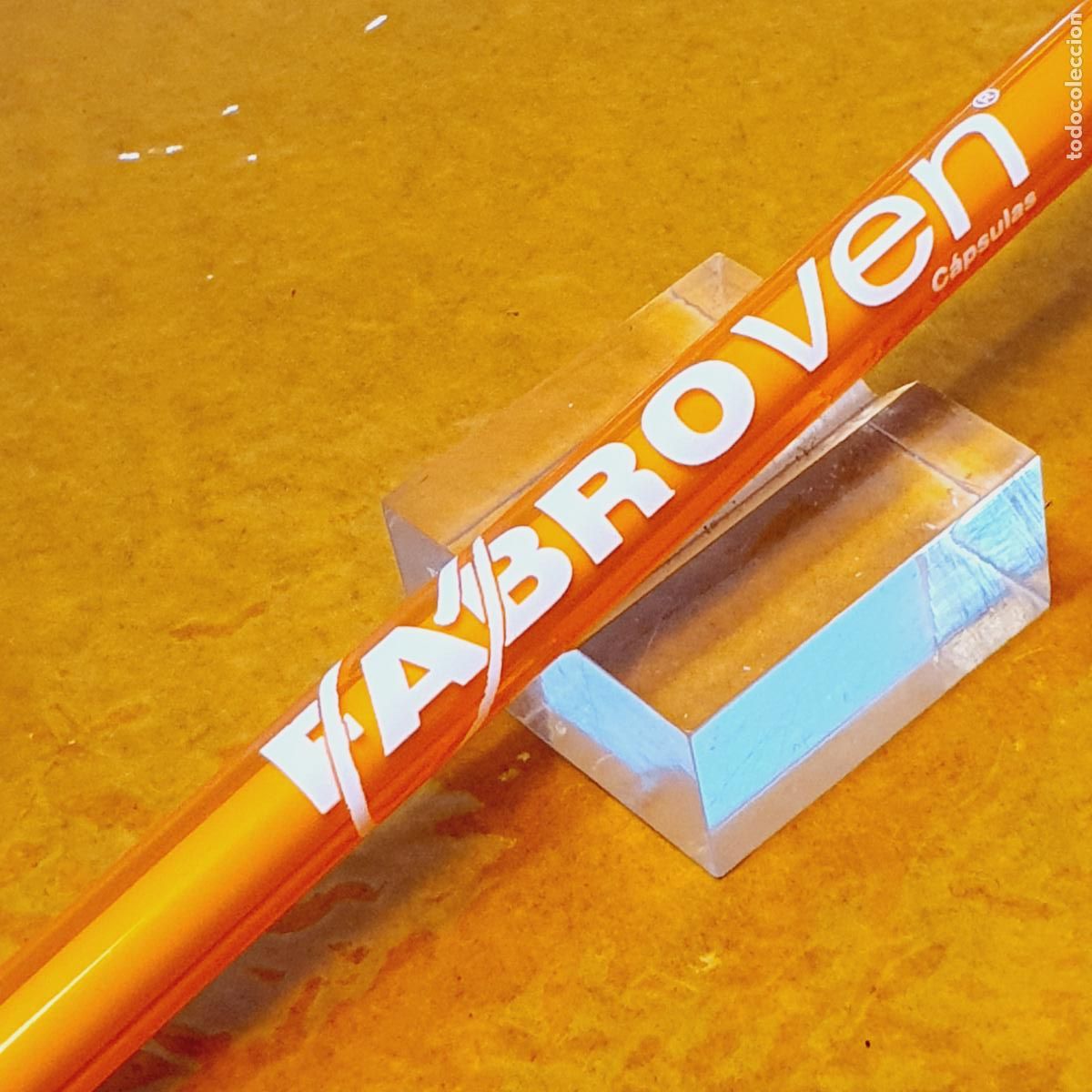Escriban&iacute;a: PORTA MINAS-SIN MARCA-PUBLI: FABROVEN-ORANGE TRANSLUCENT. - Foto 4