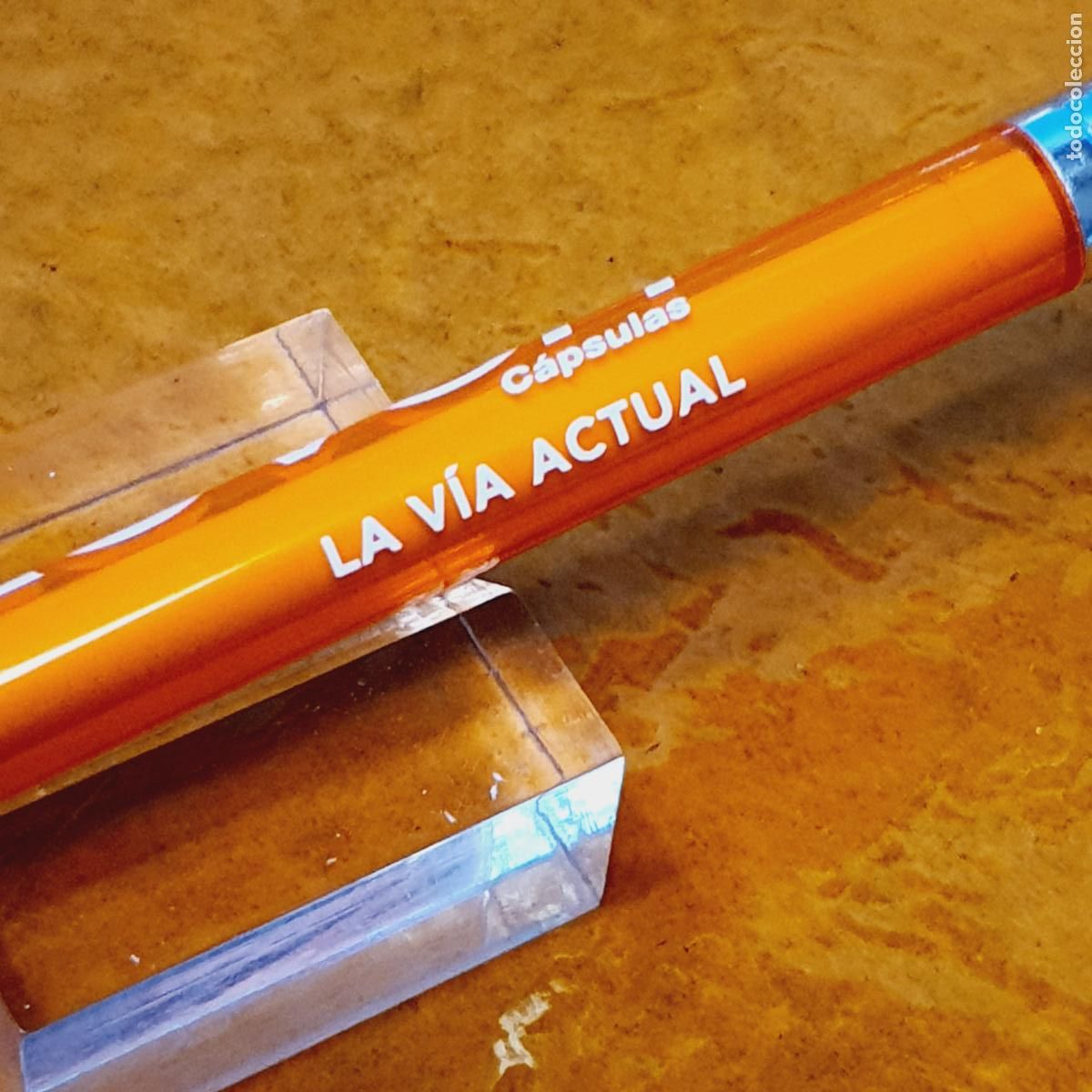 Escriban&iacute;a: PORTA MINAS-SIN MARCA-PUBLI: FABROVEN-ORANGE TRANSLUCENT. - Foto 6