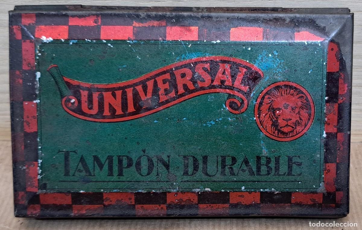 Escriban&iacute;a: Tamp&oacute;n Durable Universal, caja de met&aacute;lica - Foto 1