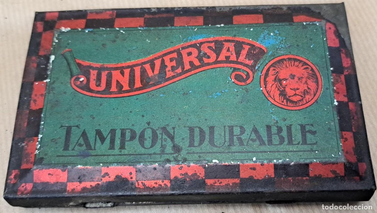 Escriban&iacute;a: Tamp&oacute;n Durable Universal, caja de met&aacute;lica - Foto 6