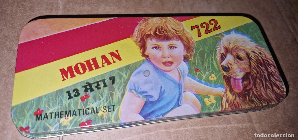 Escriban&iacute;a: ESTUCHE CON MATERIAL DE DIBUJO - MARCA MOHAN - REGLAS - COMPAS- - Foto 1