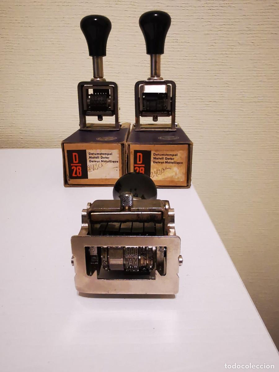 Escriban&iacute;a: LOTE NUMERADORES VINTAGE - Foto 8