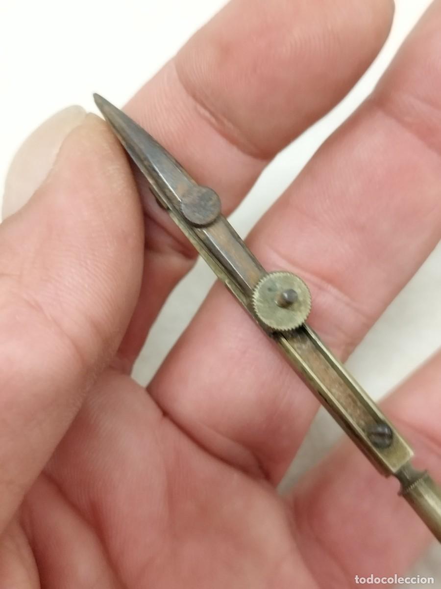 Escriban&iacute;a: Antiguo tiral&iacute;neas compas. - Foto 3