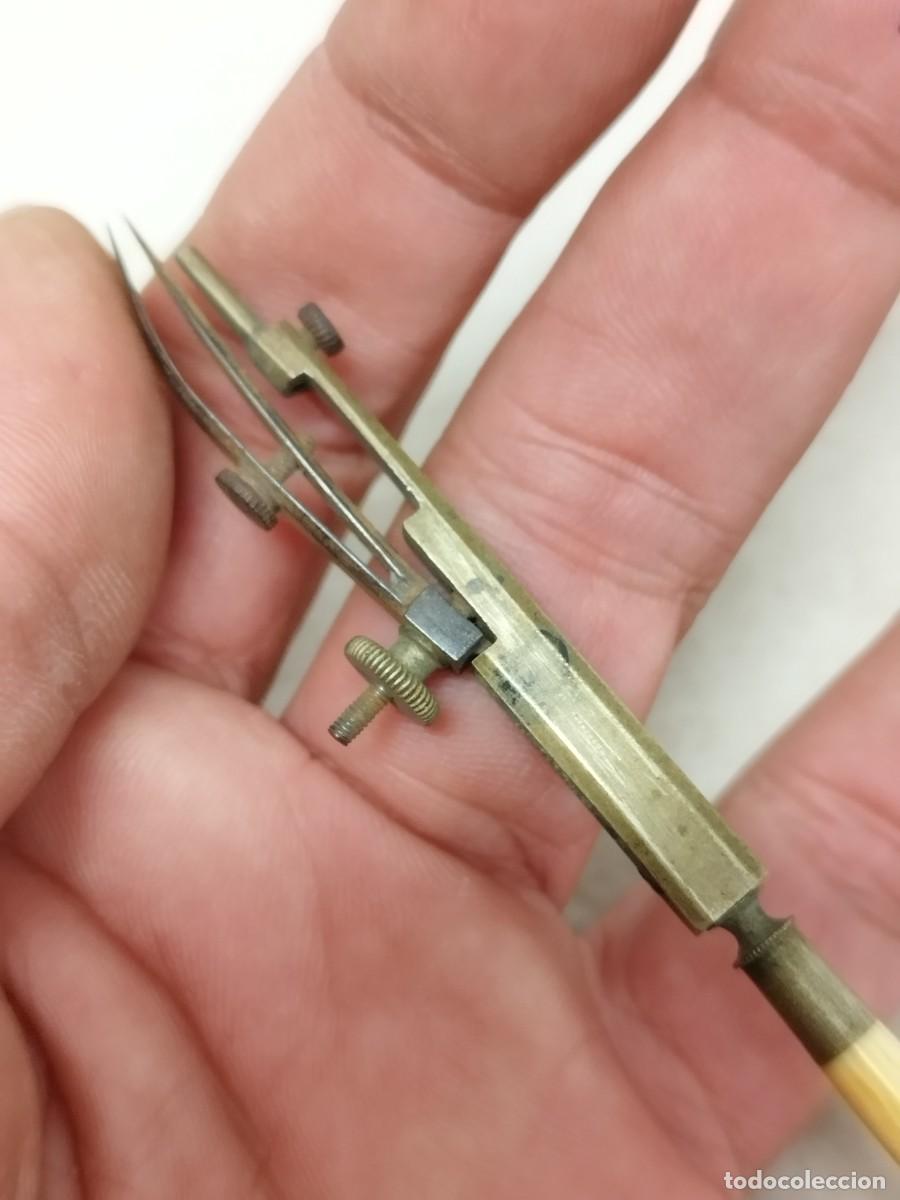Escriban&iacute;a: Antiguo tiral&iacute;neas compas. - Foto 4