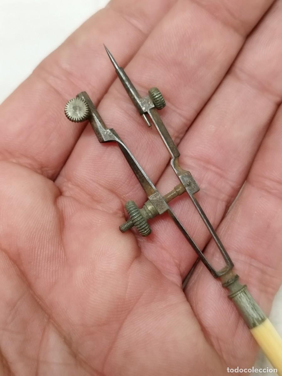 Escriban&iacute;a: Antiguo tiral&iacute;neas compas. Transporta &aacute;ngulos. - Foto 6