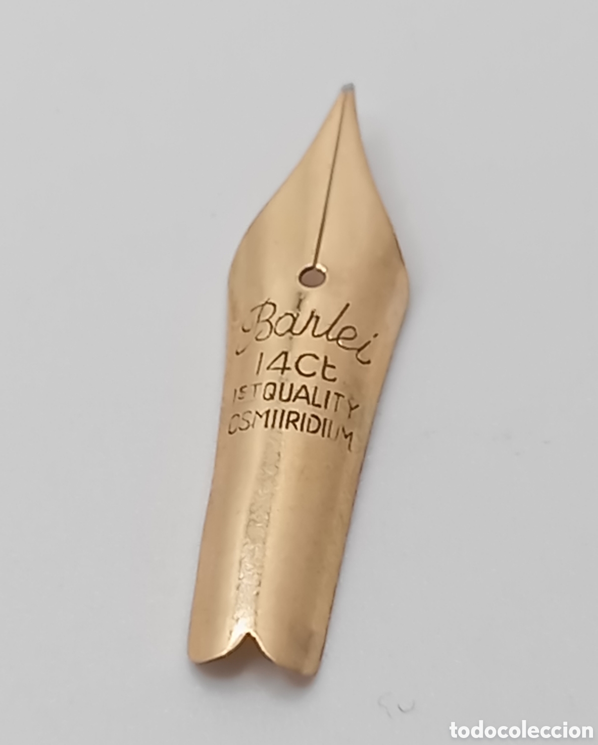 Escriban&iacute;a: Plum&iacute;n de oro s&oacute;lido de 14k Barlei - Foto 2