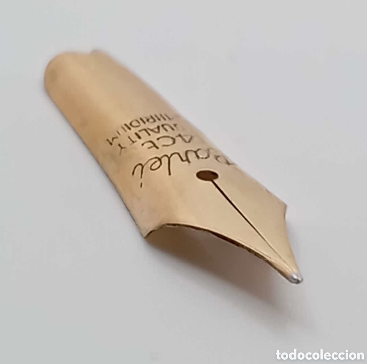 Escriban&iacute;a: Plum&iacute;n de oro s&oacute;lido de 14k Barlei - Foto 3