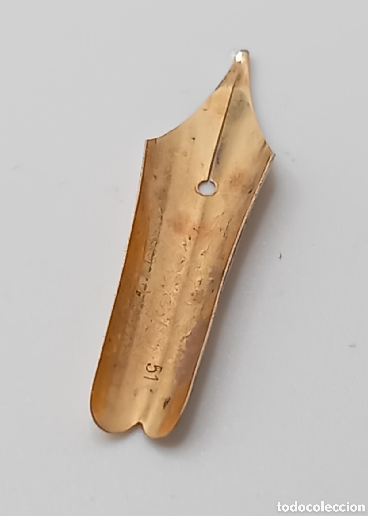Escriban&iacute;a: Plum&iacute;n de oro s&oacute;lido de 14k Barlei - Foto 4