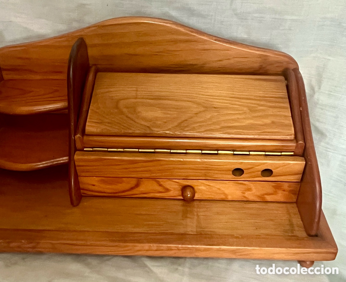 Escriban&iacute;a: ESCRIBAN&Iacute;A DE MADERA DE CEREZO , VINTAGE - Foto 3