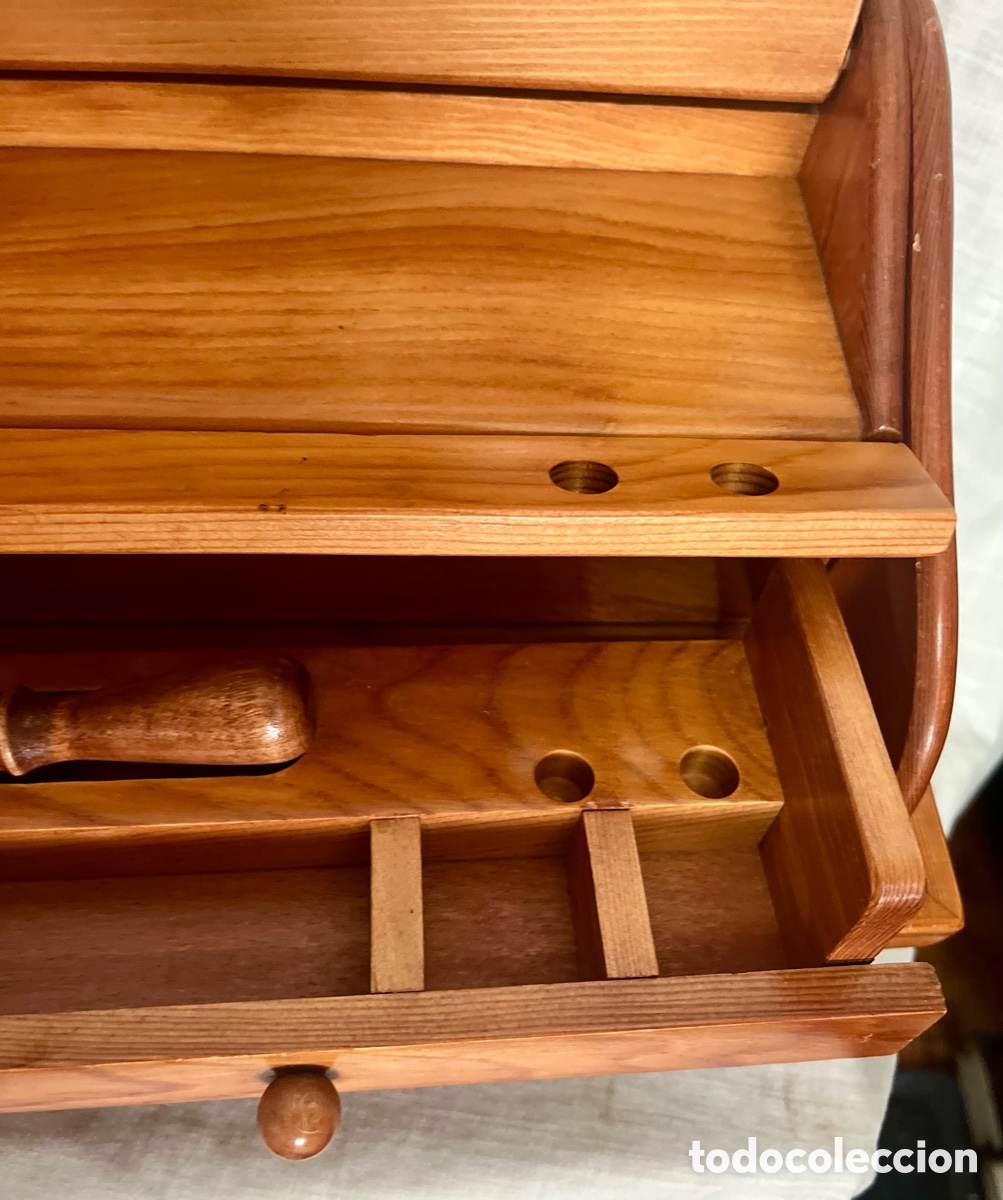 Escriban&iacute;a: ESCRIBAN&Iacute;A DE MADERA DE CEREZO , VINTAGE - Foto 6
