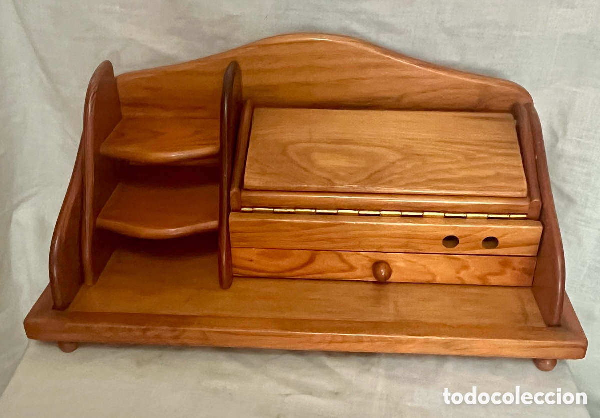 Escriban&iacute;a: ESCRIBAN&Iacute;A DE MADERA DE CEREZO , VINTAGE - Foto 1