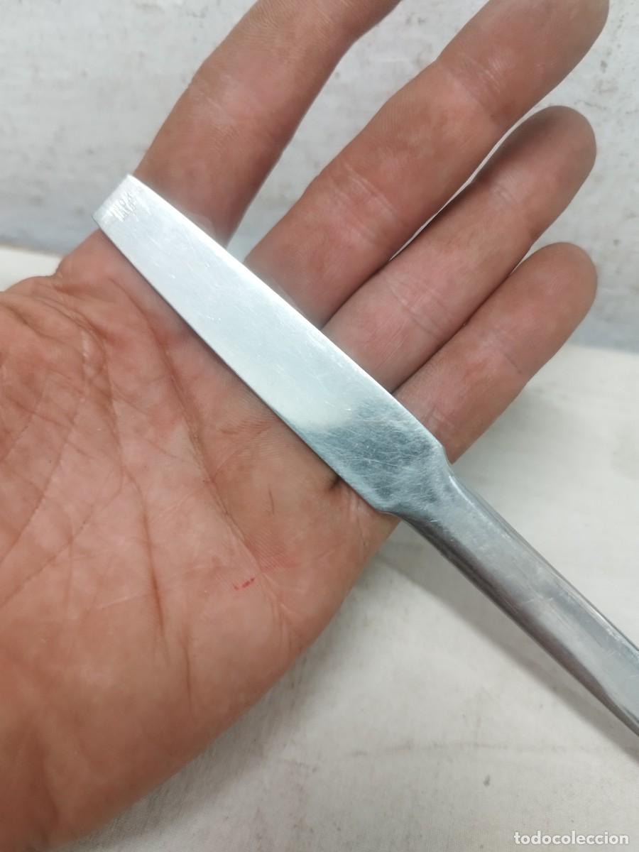 Escriban&iacute;a: Antiguo abrecartas de acero inoxidable. - Foto 7
