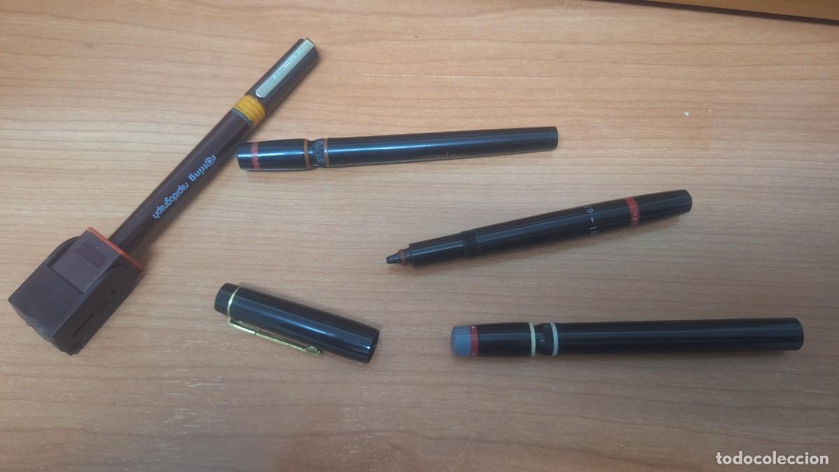 Escriban&iacute;a: 4 Rotring diferentes calibres - Foto 3