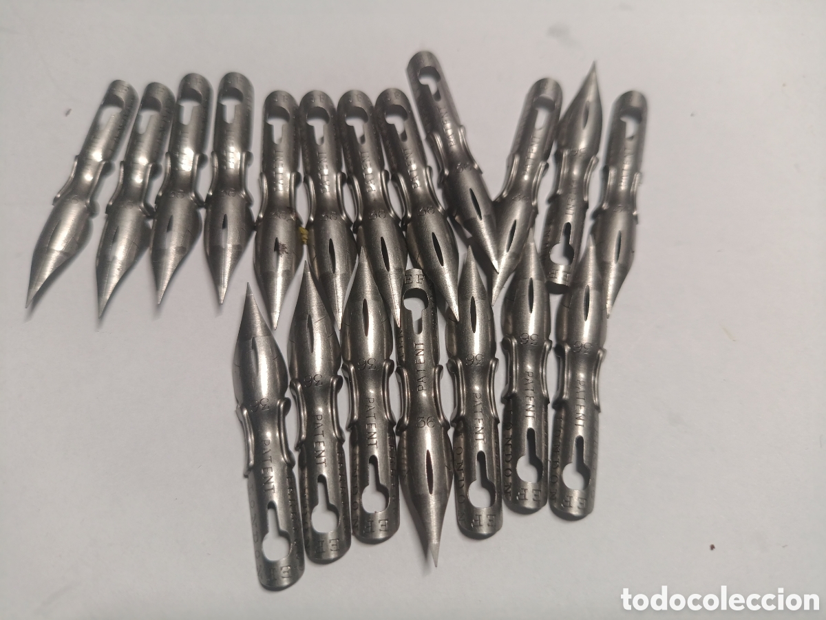 Escriban&iacute;a: Lote de 52 Plumillas Perry & Co - Foto 4