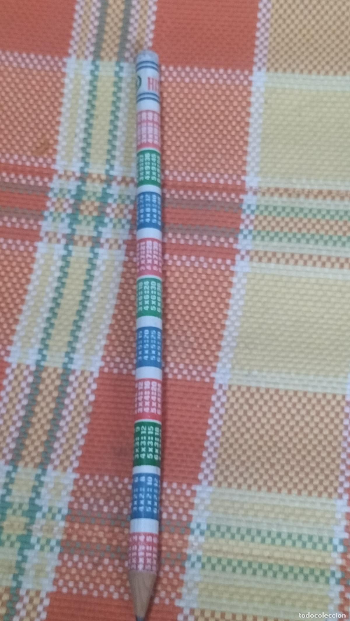 Escriban&iacute;a: ANTIGUO LAPICERO HISPANIA CON LA TABLA DE MULTIPLICAR - Foto 1