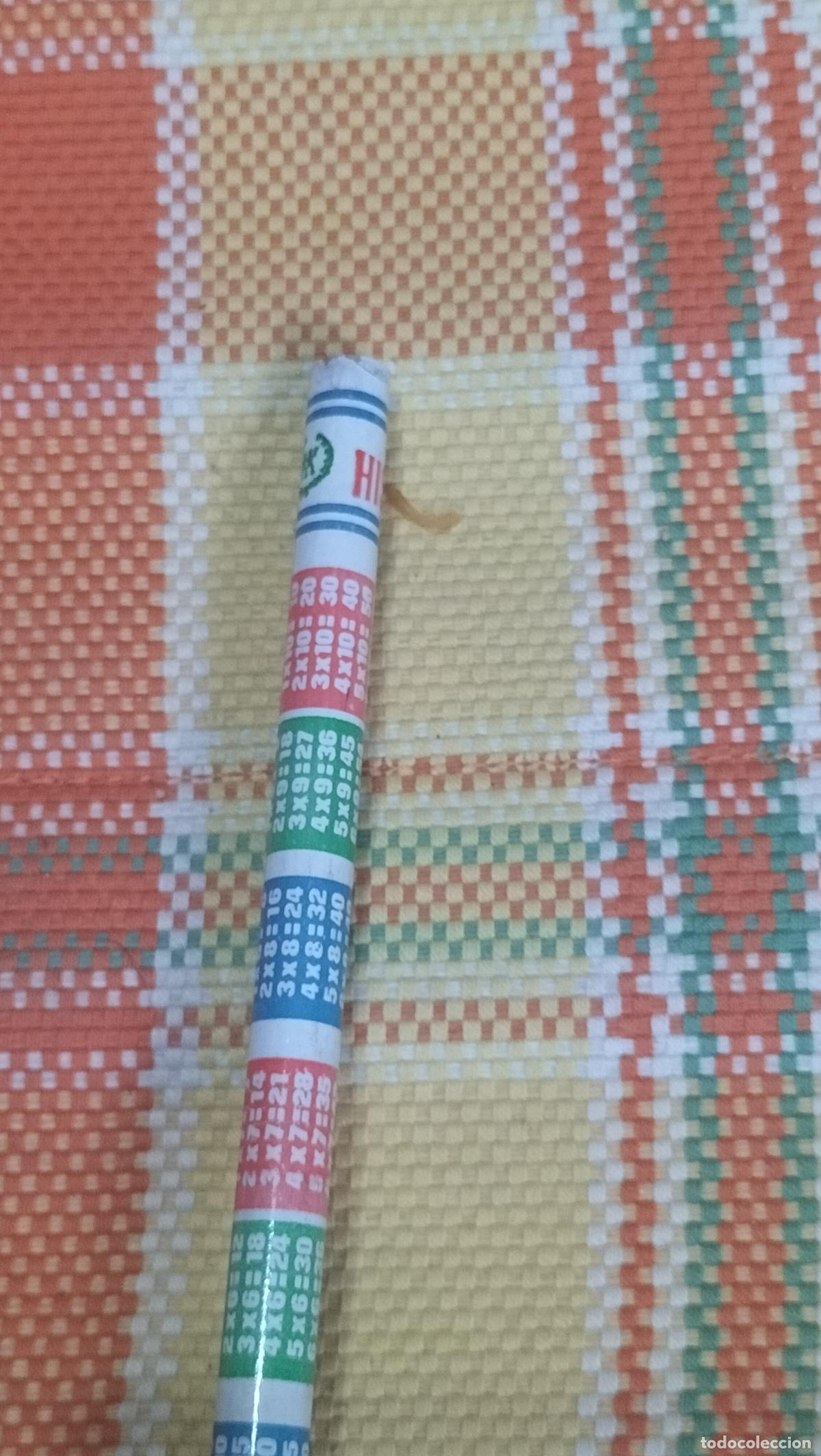 Escriban&iacute;a: ANTIGUO LAPICERO HISPANIA CON LA TABLA DE MULTIPLICAR - Foto 3