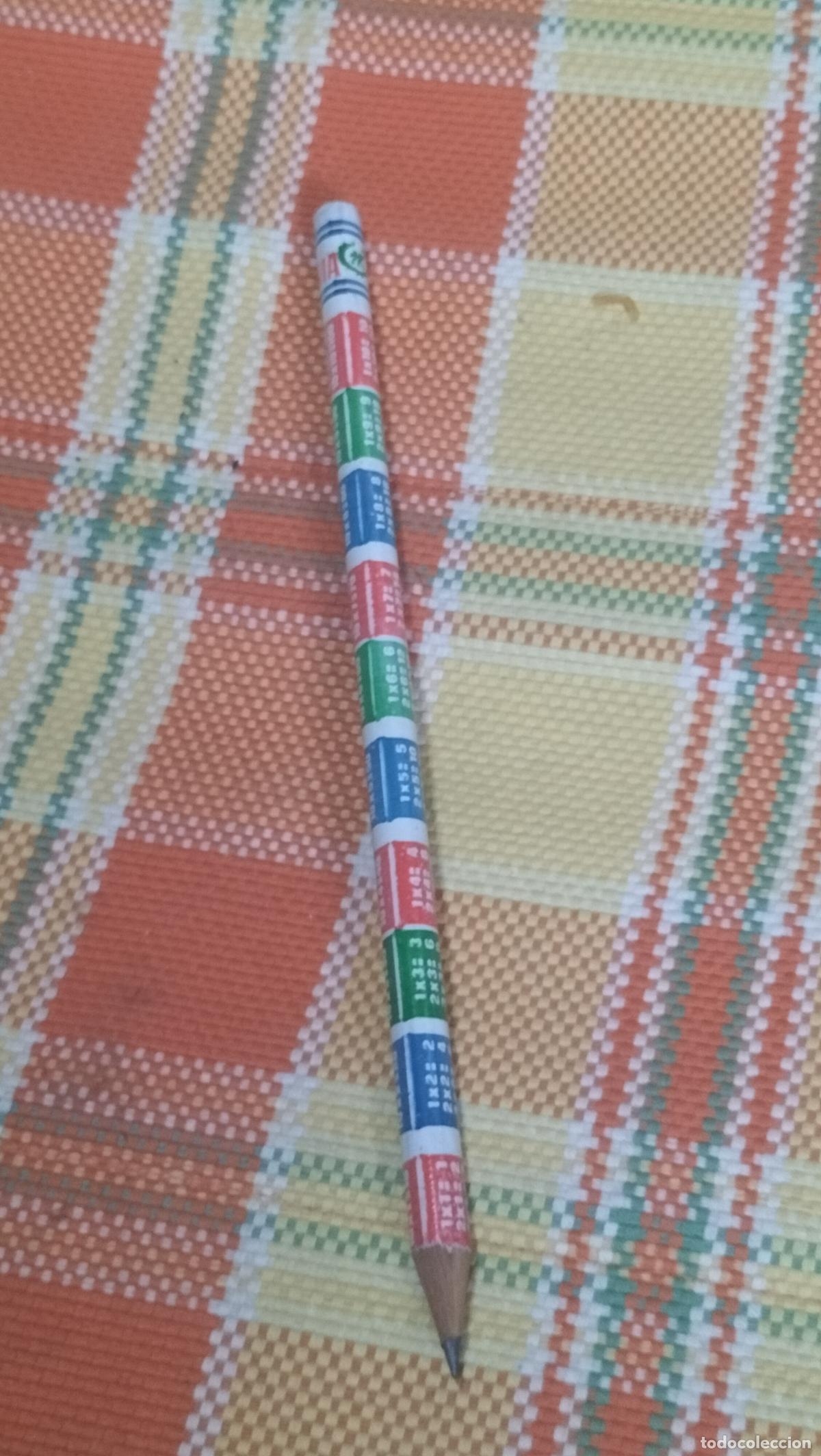 Escriban&iacute;a: ANTIGUO LAPICERO HISPANIA CON LA TABLA DE MULTIPLICAR - Foto 1