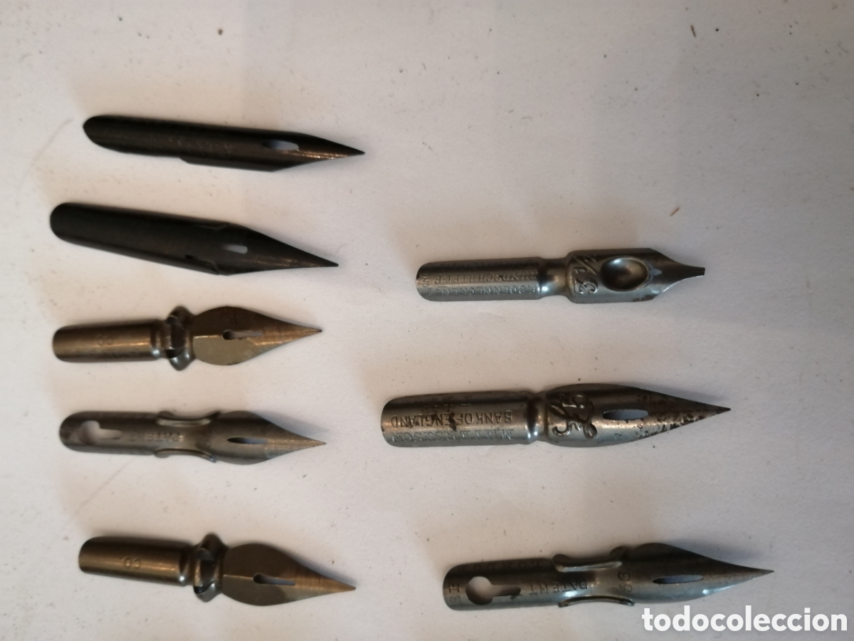 Escriban&iacute;a: Lote 12 plumillas antiguas - Foto 3