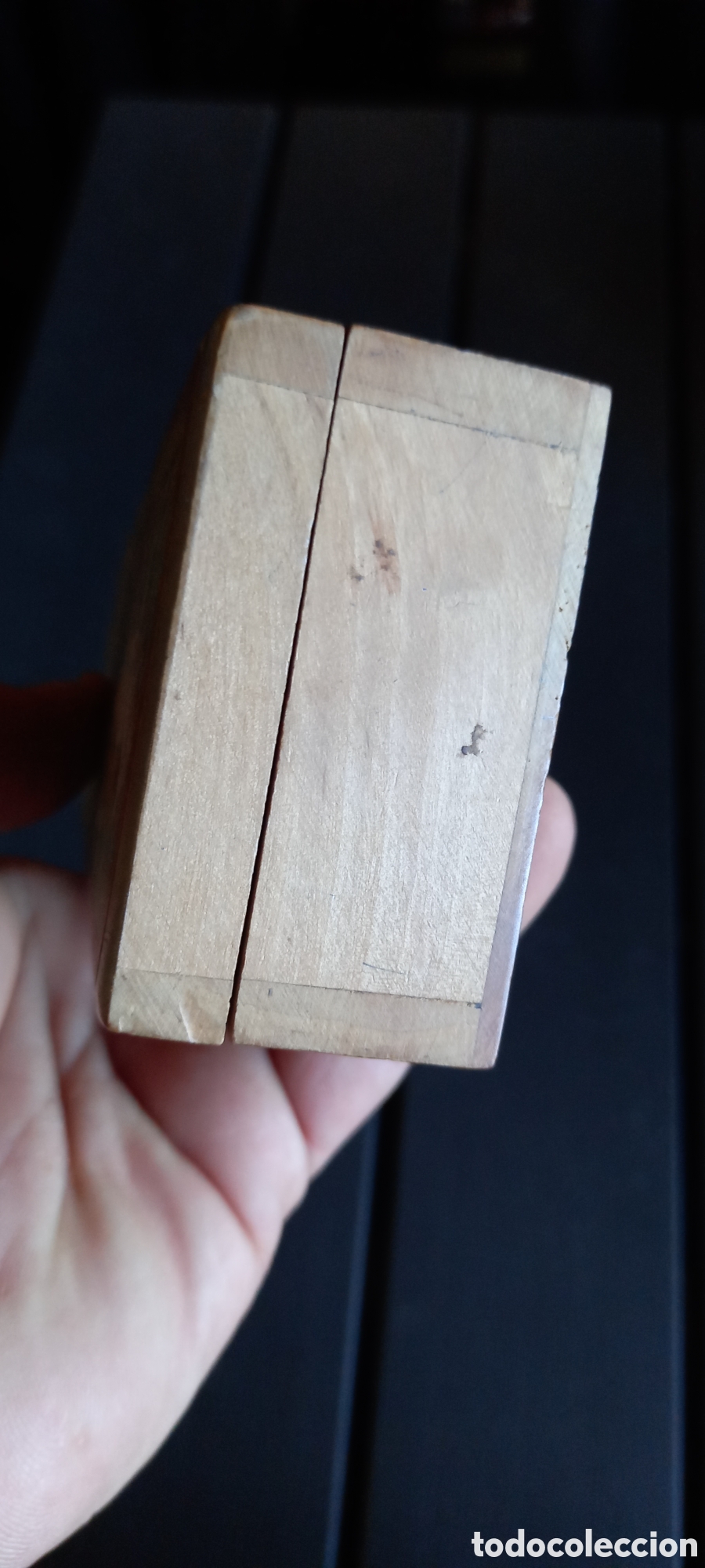 Escriban&iacute;a: ANTIGUO ESTUCHE DE MADERA DE COLEGIO - Foto 7