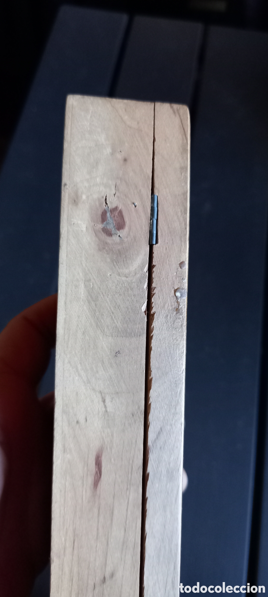 Escriban&iacute;a: ANTIGUO ESTUCHE DE MADERA DE COLEGIO - Foto 9