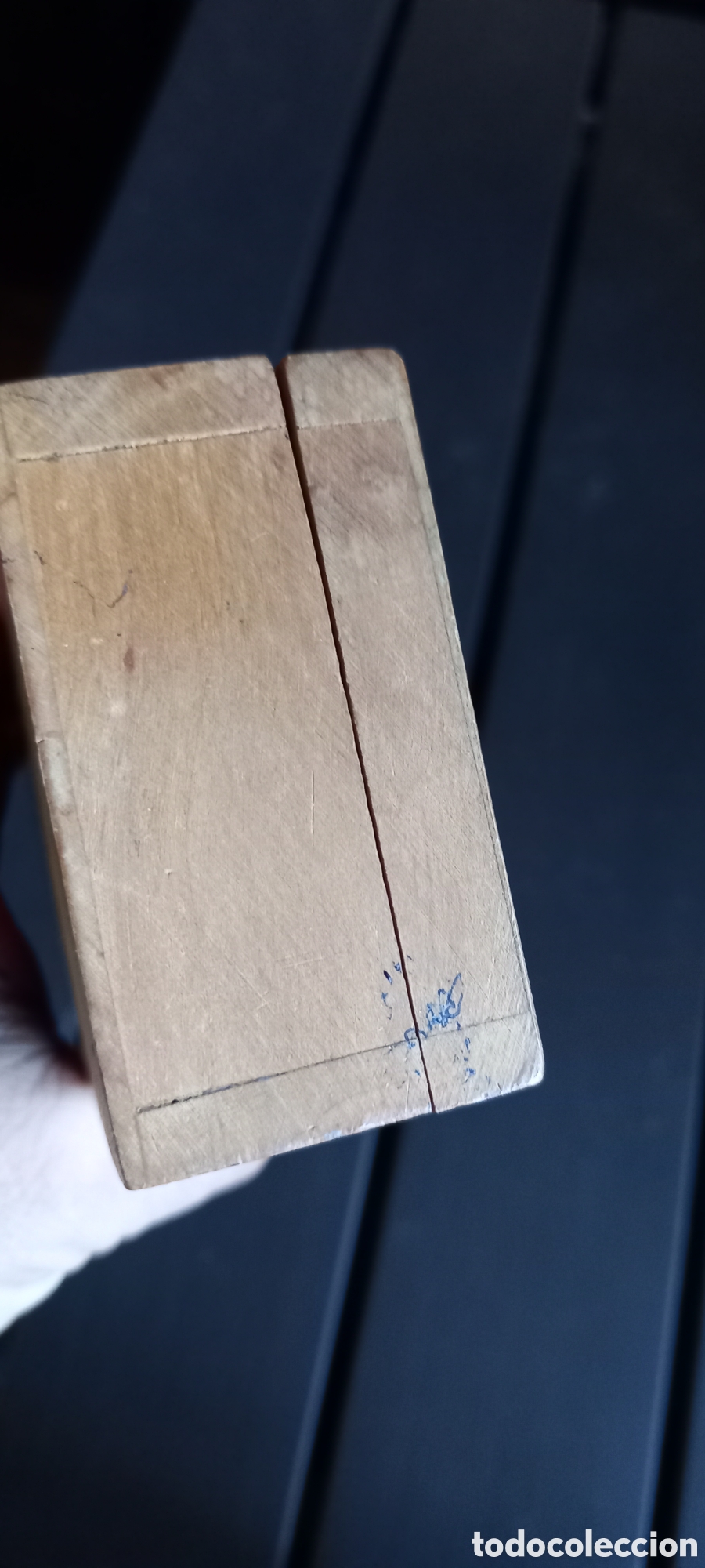 Escriban&iacute;a: ANTIGUO ESTUCHE DE MADERA DE COLEGIO - Foto 10