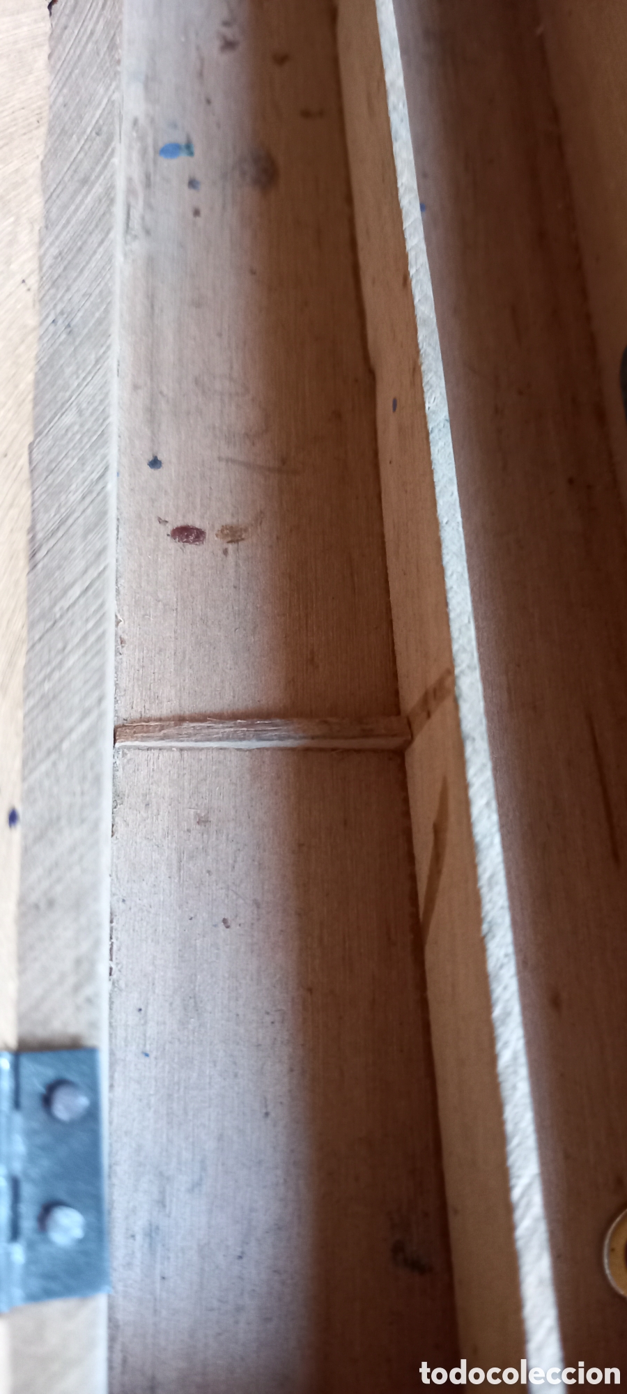 Escriban&iacute;a: ANTIGUO ESTUCHE DE MADERA DE COLEGIO - Foto 15