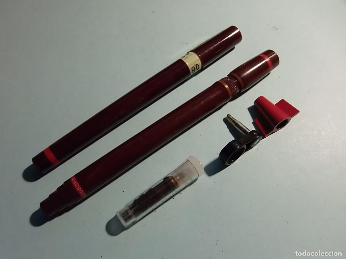 Escriban&iacute;a: JUEGO DE ESTIL&Oacute;GRAFOS T&Eacute;CNICOS ROTRING + 3 PUNTAS DE 0,5, 0,6 Y 0,8 MM. + 2 COMPLEMENTOS.