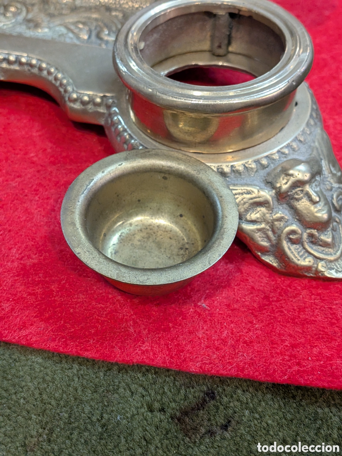 Escriban&iacute;a: Escribania en bronce estilo imperio.REF-0973 - Foto 5