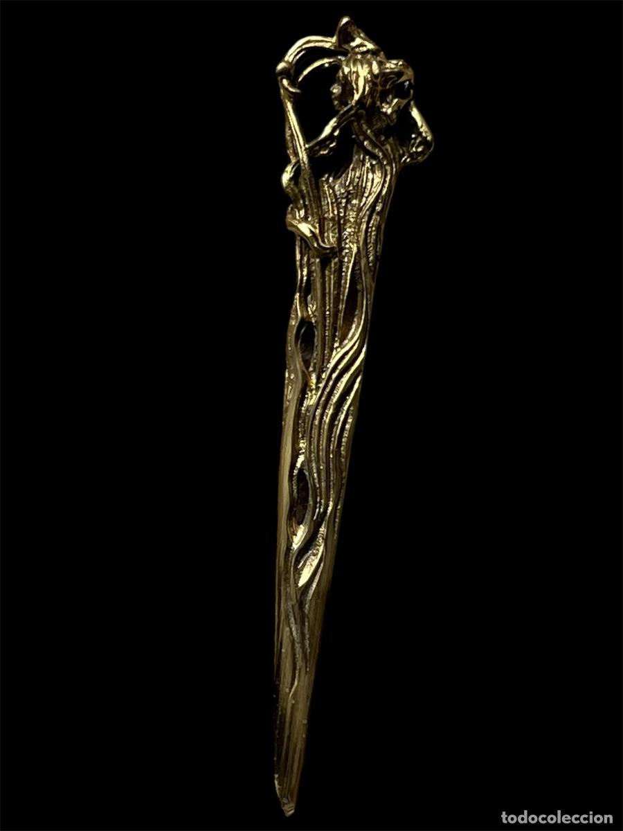 Escriban&iacute;a: ABRE CARTAS DE BRONCE MODERNISTA. - Foto 1
